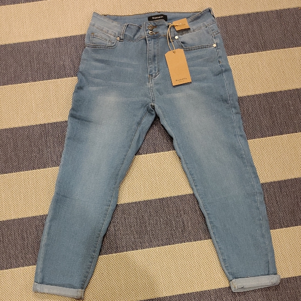 Beyond Us Medium Blue Jeans